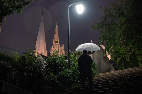 L'homme au parapluie